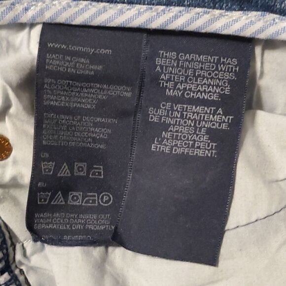 Tommy Hilfiger Womens Blue Bootcut Jeans Size 10 and sport tee shirt - Picture 8 of 12